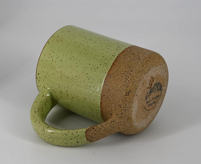 Wicked Green Speckled Mug | Handmade