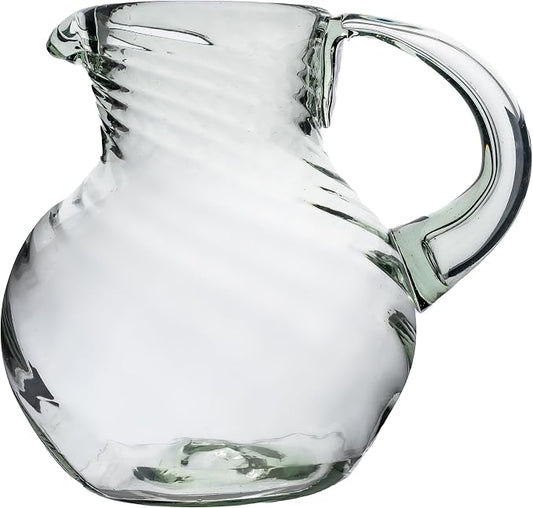 10 Strawberry Street Optic Swirl Mexican Glassware (Pitcher)