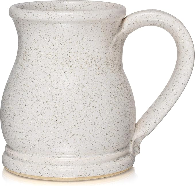 20oz Potbelly Coffee Mug Handmade in the USA (Vanilla)