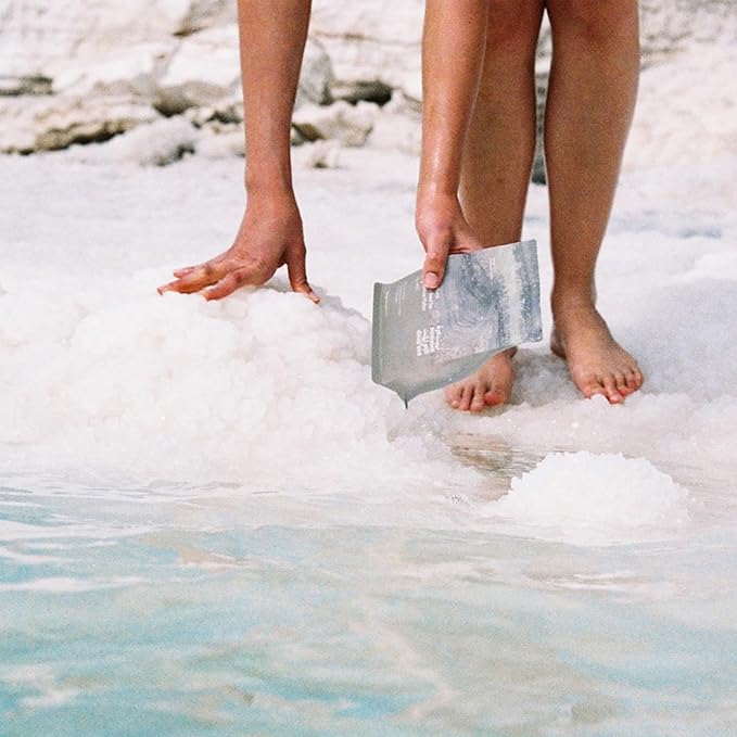 Dead Sea Magnesium Flake Bath Soak for Relief and Relaxtion - 100% Pure Magnesium Chloride Flakes w/Rosemary Infused Essential Oil (2.2 lb Bulk)