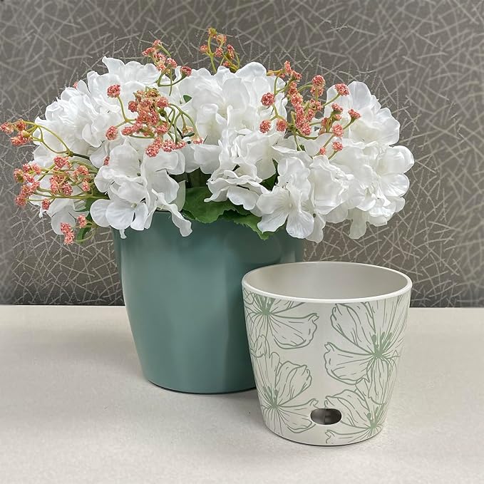 7" & 5" Self-Watering Plant Pot Set