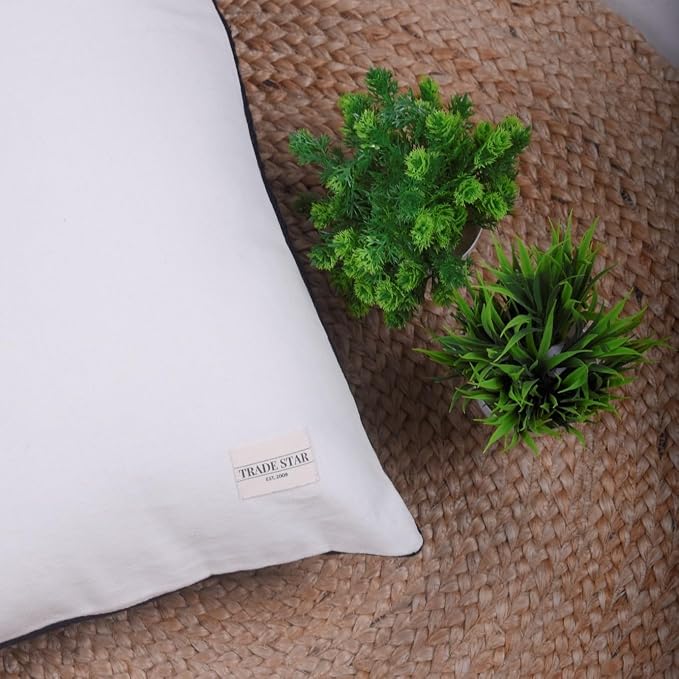 Trade Star 100% Cotton Pillow Covers Oblong Ethnic Sofa Decor Pillow Case Throw Pillow Case Decorative Rustic Cushion Case Farmhouse Authentic Tribal Accent Decor Cushion Cover for Bed (12x24 Inches)