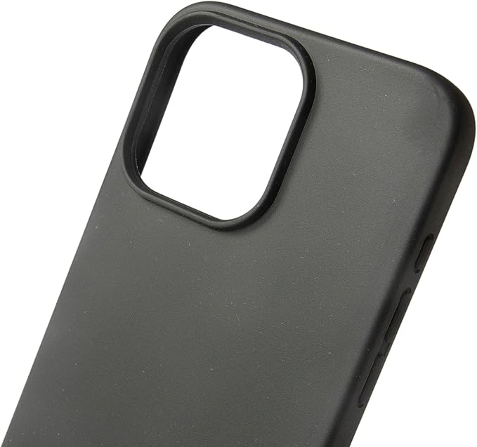 LOAM & LORE Biodegradable Phone Case for iPhone 16 Pro Max, Plastic Free Eco Friendly Phone Case, Plant Based Compostable iPhone 16 Pro Max, Premium Zero-Waste Phone Cover (Black)