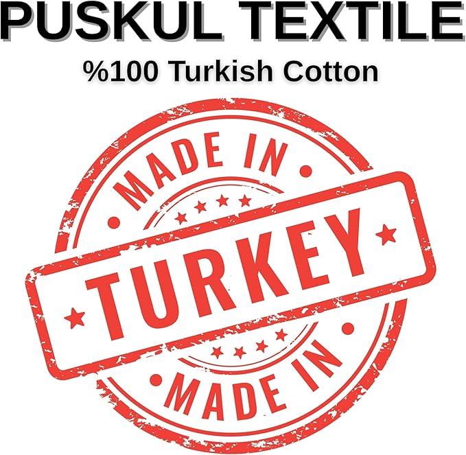 PÜSKÜL - Premium Waffle Towel Set 4 Pieces Khakie Green - Organic 100% Turkish Cotton Quick-Dry Towels for Bathroom Made in Turkiye (Khaki Green, Towel Set - 2 Hand & 2 Bath Towels)