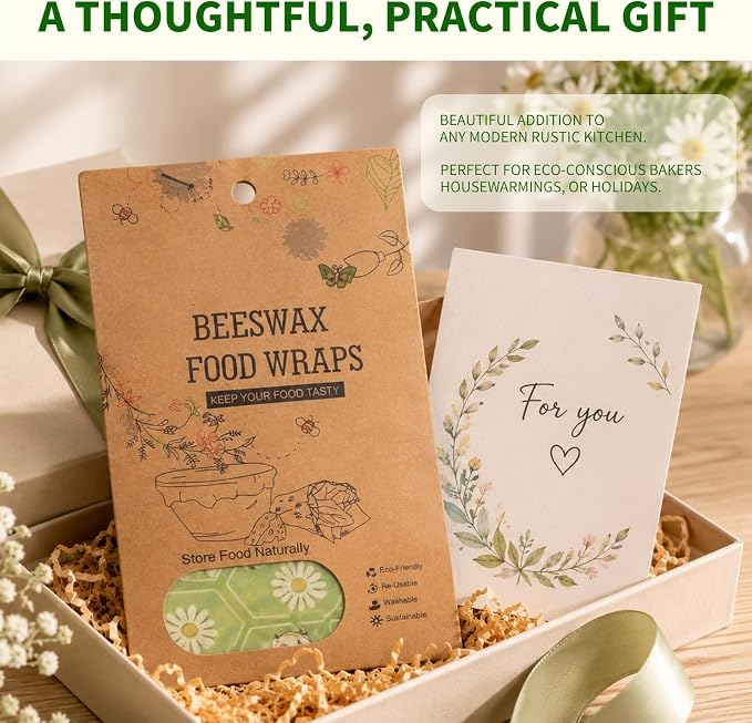 Reusable Bowl Covers Elastic, Beeswax Food Wraps for Sourdough Bread (Green) | Shower Caps for Sourdough Bread Proofing, Washable Sustainable Cloth Covers for Kitchen Mixing Bowls, 2-Pack