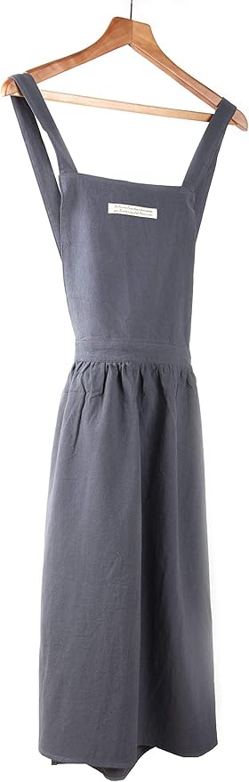 Bib Apron 100% Organic Cotton Adjustable Straps