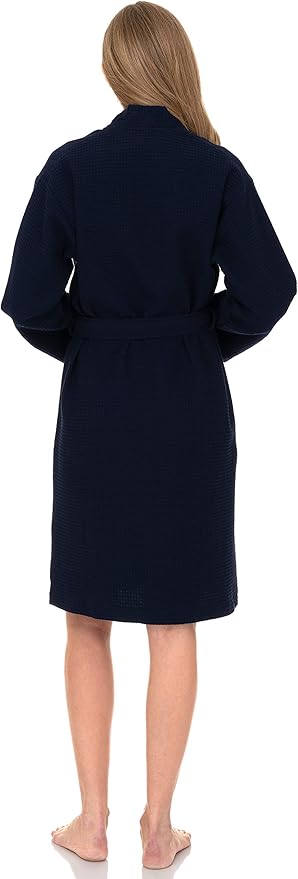 TowelSelections Womens Waffle Robe Kimono Spa Bathrobe Soft Shower Bath Robe for Women XS to XXL