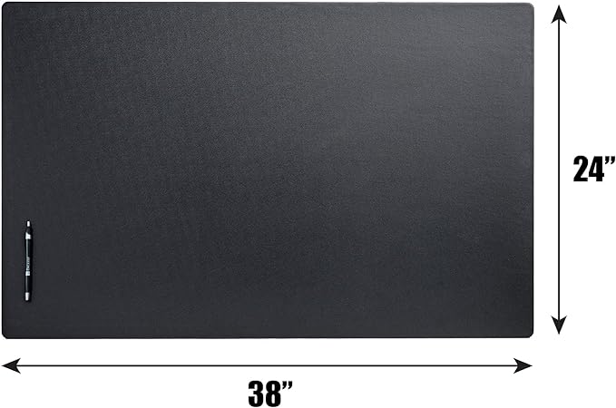 Dacasso Leather Desk Pad Without Side Rails