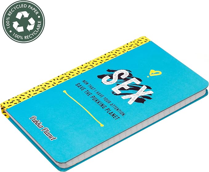 Pukka Pad, Pukka Planet A5 Soft Cover Notebook - Casebound Journal Featuring Acid-Free, Vegan Inks and Glue with Ethically Sourced Recycled Paper, 8.46 x 5.27in - Now I Have Your Attention