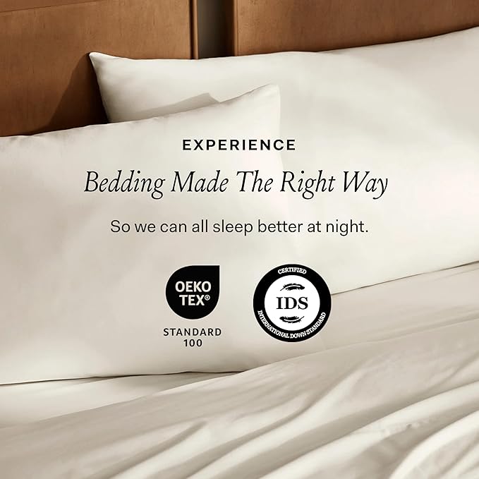 BOLL & BRANCH Down Duvet Insert - Full/Queen, Lightweight - Luxury Shell - Cruelty-Free U.S. Down Bedding - Bafflebox, Maintains Loft