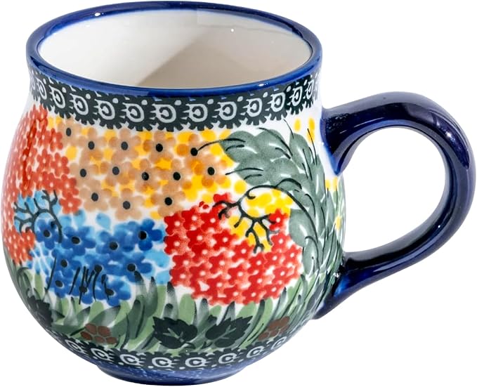 ALMA 12oz Handmade Ceramic Coffee Mug | Microwave & Dishwasher Safe, Great for Breakfast Nook, Dining Tea Station, Ideal for Coffee Tea Lovers & Girls