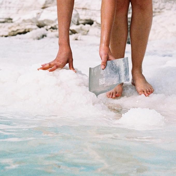 Dead Sea Magnesium Flake Bath Soak for Relief and Relaxtion - 100% Pure Magnesium Chloride Flakes w/Peppermint Infused Essential Oil (2.2 lb Bulk)