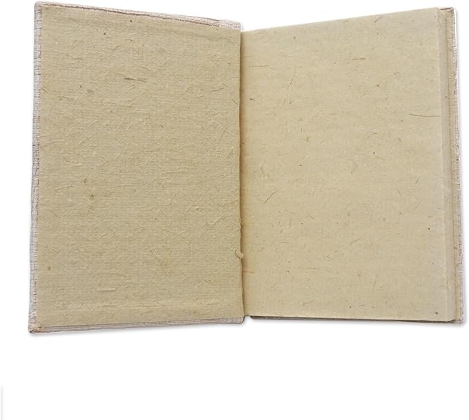 NOVICA Multicolor Pink Natural Fiber Paper Eco-Friendly Journals from Indonesia 'Pink Leaf'
