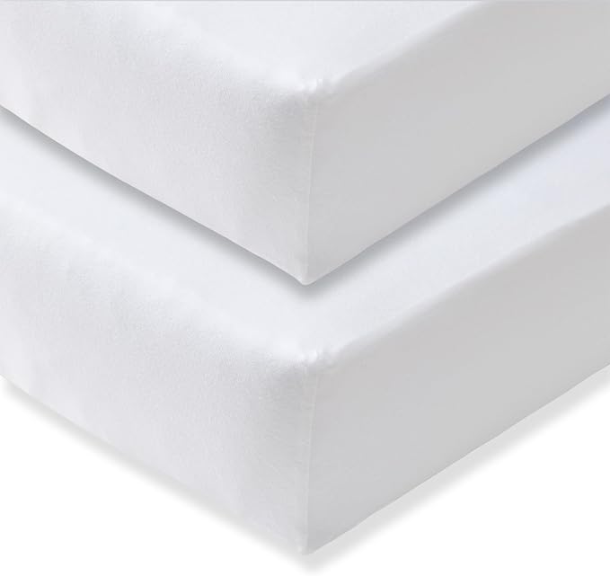 Burt's Bees Baby Organic Cotton Fitted Crib Sheet, Breathable Baby Bedding, Infant and Toddler Bed Sheet for Boys and Girls