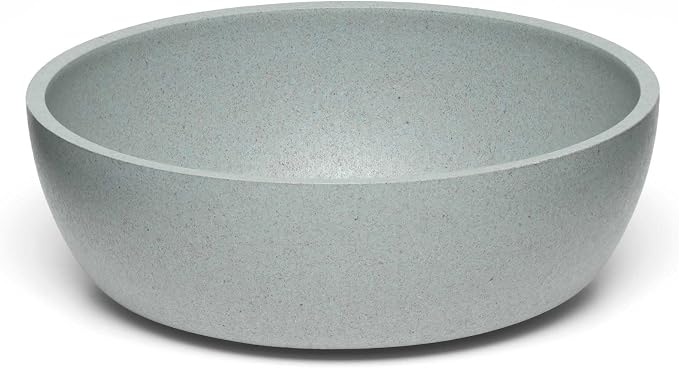 Loving Pets - Dolce Bamboo - Eco-Friendly Pet Bowls & Dishes for Dog, Cats, Puppy Food and Water Bowl -Sustainable and Dishwasher Safe, Made with Real Bamboo (Small, Slate-Grey)