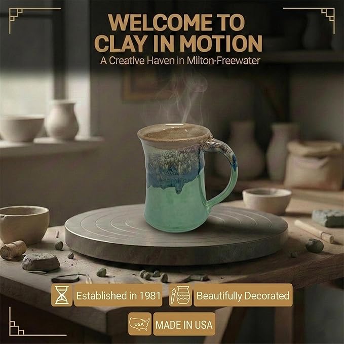 Clay in Motion Large Mug (Mountain Meadow)