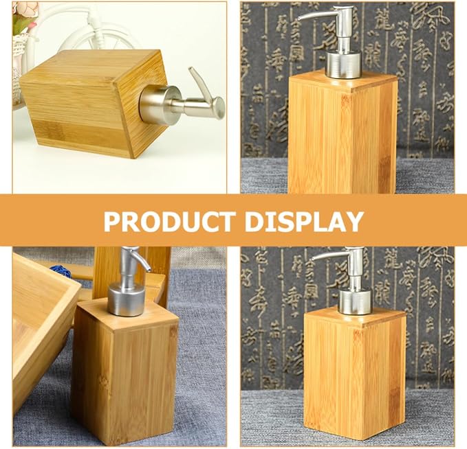 2 Pcs Soap Dispensers 250ml Refillable Pump Bottles Lightweight Hand Dispensers with Stainless Steel Pump Design for Bathroom and Hotel Use