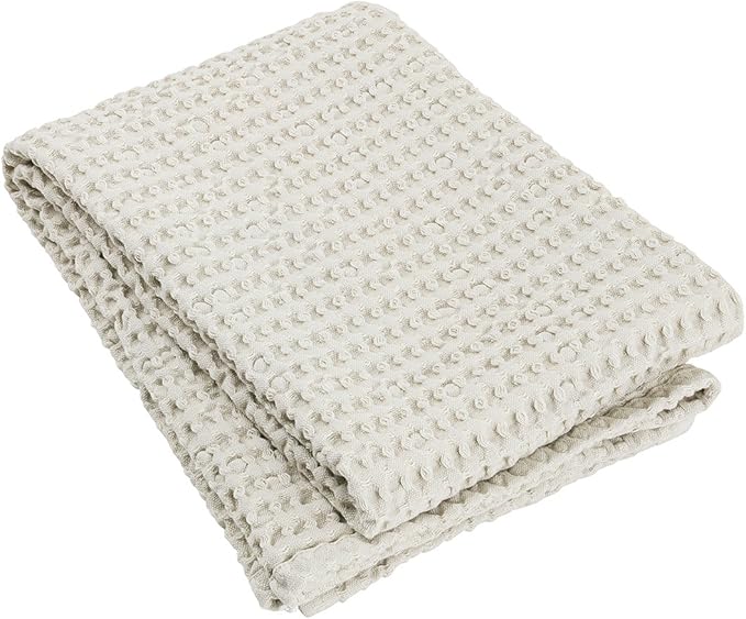 Blomus Caro Waffle Bath Towel Moonbeam (Cream) 20X39 / 50x100cm