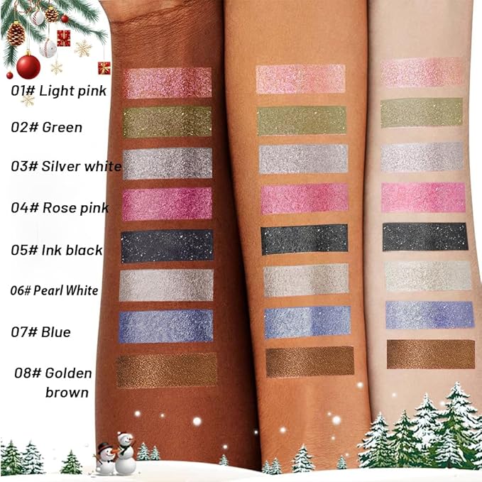 Bronze Single Shimmer Glittle Eye shadow Palette Makeup, Single Shimmer Eyeshadow for Older Women, High Pigment Natural Sombras Crema Para Ojos, Talc, Paraben & Cruelty Free (08#Bronze)