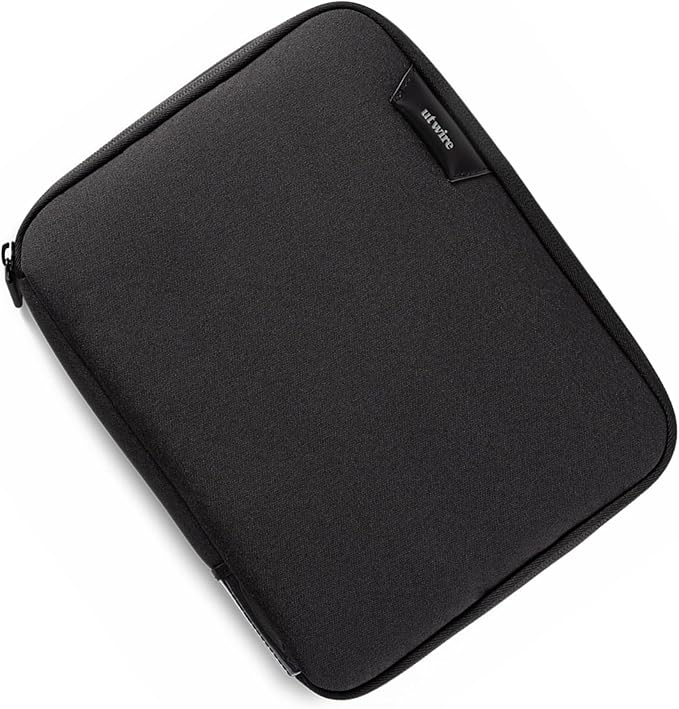 UT Wire Folio Tech Gear Pouch 2L Personal, Family, Work Travel Organizer for Electronic Essentials, Cables Chargers & Tech Accessories, with Label Identification, Medium in Black