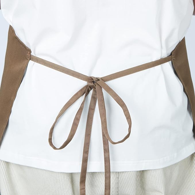 Art Aprons for Painting Pottery Ceramics, Mens Women Kitchen Cooking Aprons Waterproof Green