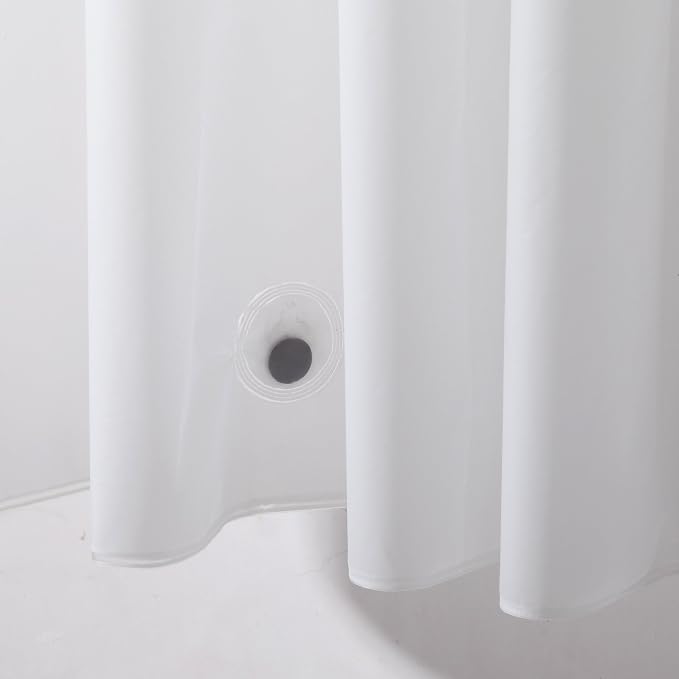 Ghooss Shower Curtain Liner(Pack of 2),PEVA Shower Curtain for Bathroom-Odorless,Waterproof-4 Gauge,72 x 78 Inch,Frost