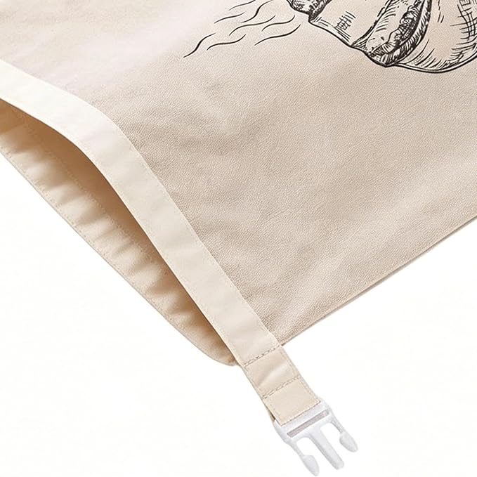 Beeswax Coated Bag - Freshness Extension Blueprint, | Dough Preservation Natural SealPouch, Cotton Textile Washable Food Wrap | Zero Waste Keeper for Bakers & Homemakers