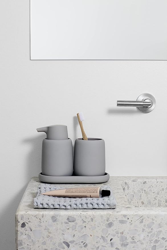 bomus Caro Waffle Bath Towel Microchip (Grey) 20X39 / 50x100cm