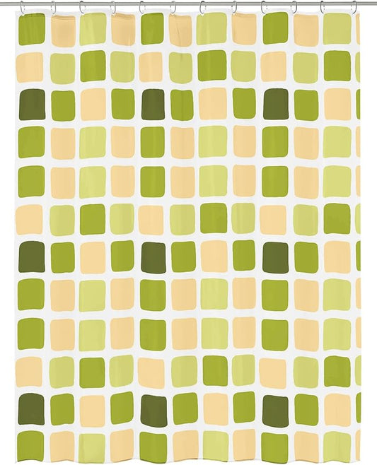 Kleine Wolke Sonny PVC Free 100% Peva Shower Curtain 70.9x78.7in [180x200cm] (Green)