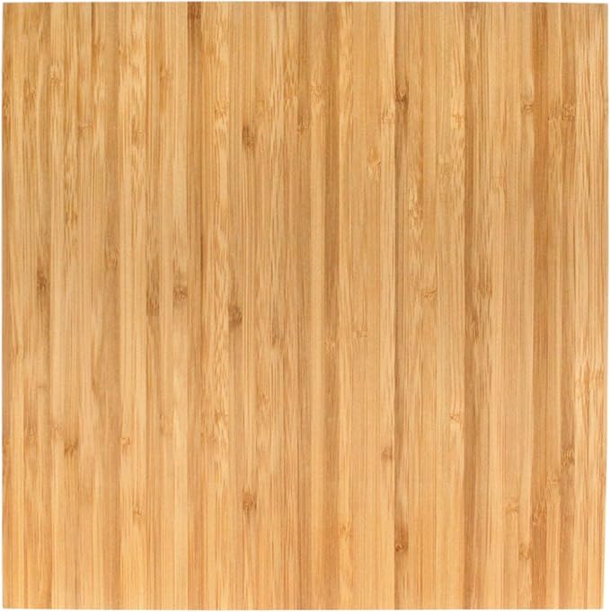 BambooMN Bulk Wholesale Premium Bamboo Grooved Cutting Board - 11" x 11" x .75" - 100 Piece