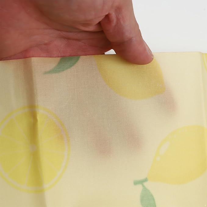 Bee's Wrap Beeswax Wraps for Food - Reusable Food Wraps, Sandwich Wrap & Bowl Covers Yellow Lemon One Size