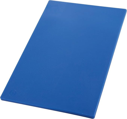 Winco Cutting Board, 12 x 18 x 1/2-Inch, Blue