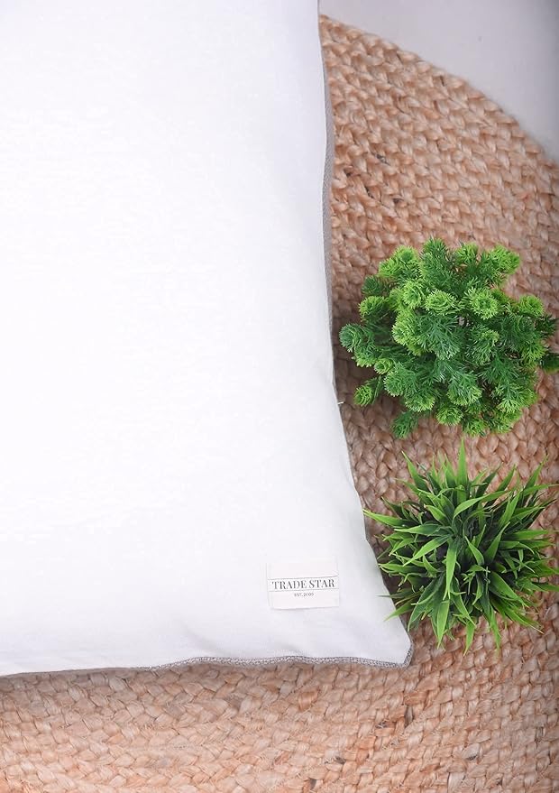 Trade Star 100% Cotton Pillow Cover Handloomed Lumbar Pillow Shams Rustic Back Rest Case Throw Pillow Cover Fall Decor Authentic Bedding Farmhouse Cover Mudcloth Long (Grey Phoenix 14X36 INCHES)