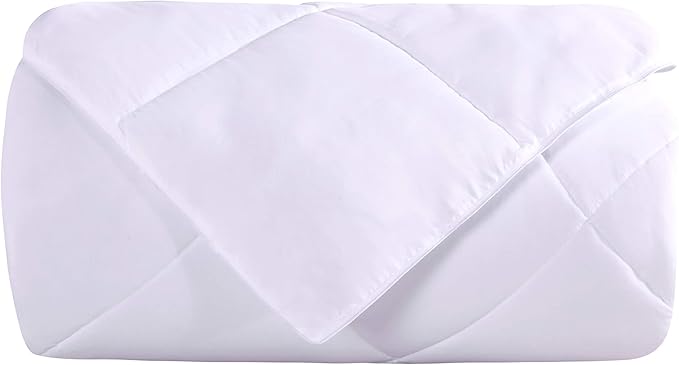 Royal Hotel Bedding White Down Alternative Twin Comforter with Corner Tabs - Hypoallergenic All-Season Plush Hotel Style Comforter, Duvet Insert Twin XL Extra Long