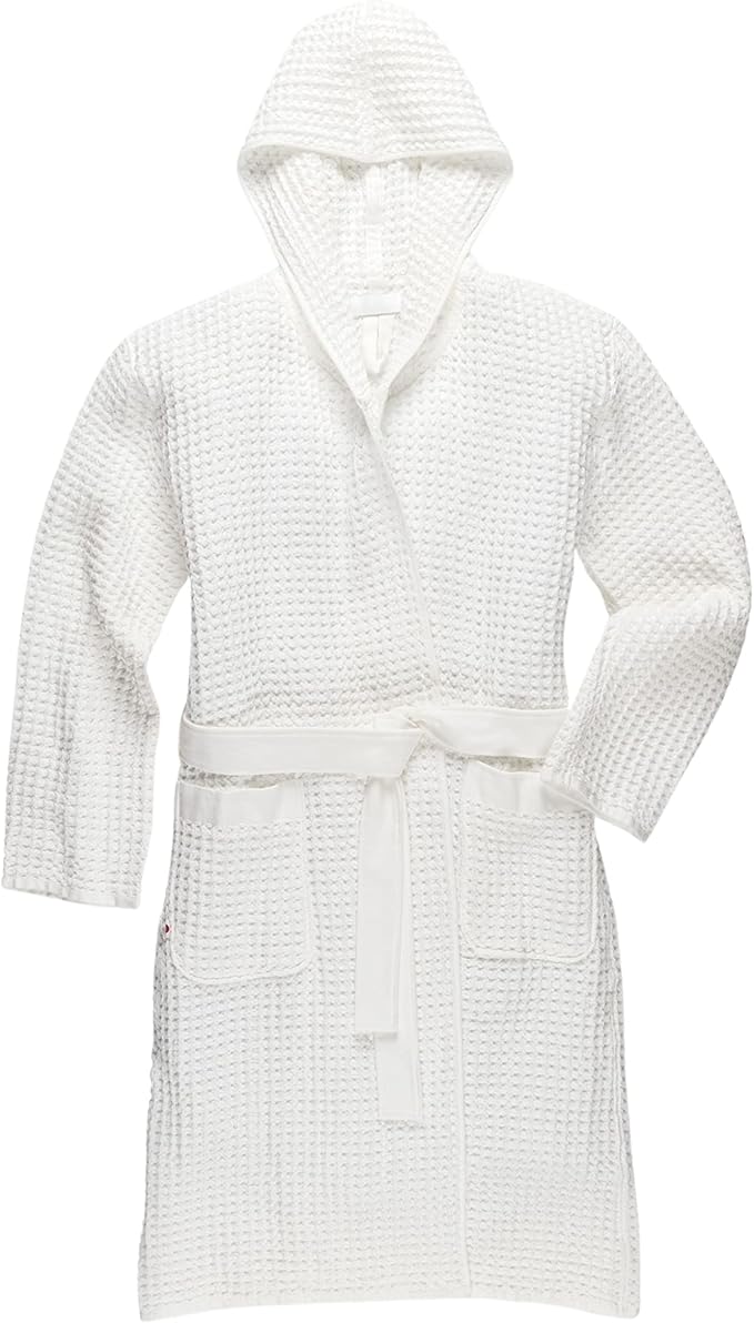 ONSEN Supima Waffle Bath Robe – Luxury Cotton Robe for Women & Men, Lightweight Spa Robe, Quick Dry, Soft & Absorbent