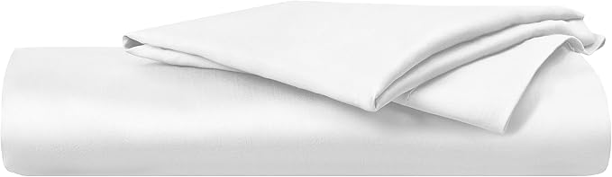 GOTS Certified 100% Organic Cotton Sheets, 400TC Long Staple Cotton, Ultra Soft Silky, Moisture-Wicking, Smooth & Breathable, with Elasticized Deep Pocket