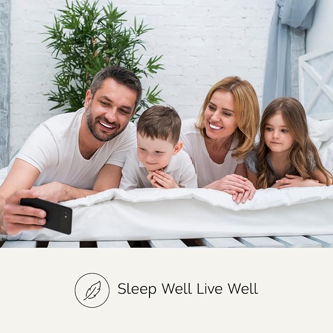 Briarwood Home Extra Deep Fitted Sheet 100% Organic Cotton Flannel, Breathable, Anti-Slip, Shrink-Resistant, Wrinkle-Free, Double-Stitched, Fits Deep Mattresses, White, King