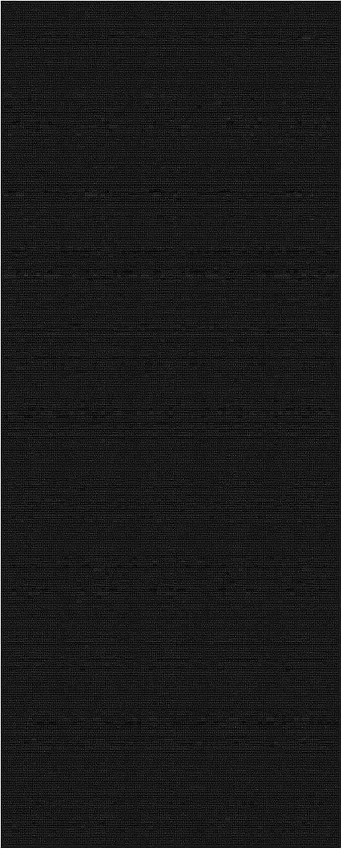 EARTHALL Washable Runner Rug 2x5 Ft Non Slip Runners for Hallways Cotton Rubber Backed Kitchen Runner Braided Indoor Floor Carpet Runners for Entryway, Hallway, Kitchen, Bedroom, Black/Grey
