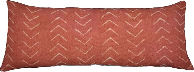 Trade Star 100% Cotton Throw Pillow Case Beautiful Cushion Case Farmhouse Rust Cushion Cover Large Decorative Handmade Boho Spring Pillow Cover for Sofa Highly Durable (Rust Phoenix 14X36 INCHES)