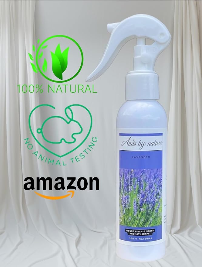 Lavender House Linen & Room Spray Aromatherapy - 100% Natural Lavender Scent
