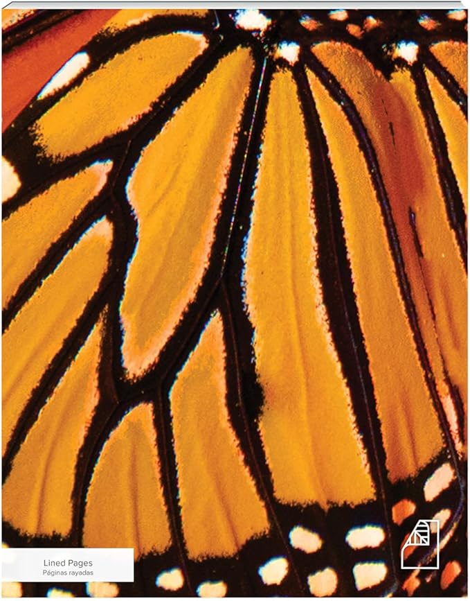 Photoreal Journal, 100% Recycled, Monarch Butterfly, 9.75" x 7.75", 192 Pages Lined, Perfect Bound, FSC Certified, Made in USA
