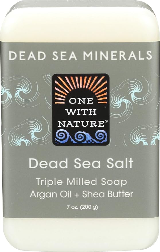 Only Natural One with Nature Dead Sea Mineral Dead Sea Salt Soap, 7 Ounce