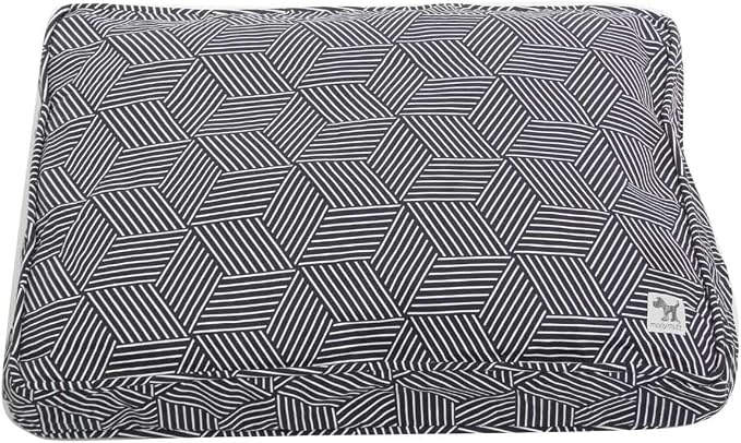 Molly Mutt Dog Crate Pad Cover, 100% Cotton Canvas Cover for Dog or Puppy Crate Bed, Durable, Washable, and Free of Harmful Chemicals, Pre-Shrunk, 36"x24"x2.5", Rough Gem