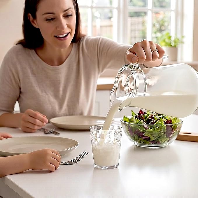 Amazing Abby - Iceberg - 10-Ounce Plastic Tumblers (Set of 8), Plastic Drinking Glasses, All-Clear Reusable Cups, Stackable, BPA-Free, Shatter-Proof, Dishwasher-Safe