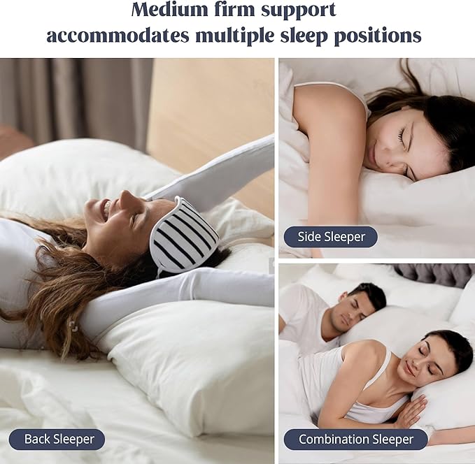 puredown Goose Down Feather Pillows with 100% Cotton Cover, Soft Gusseted Bed Hotel Collection Pillows for Sleeping, Set of 2, Queen Size