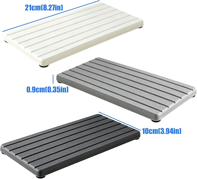 Multipurpose Diatomite Tray for Cosmetics Sponge Soap Dishes Quick Dry Stone Plate Space Saving Organizers Water Absorption Stone Tray