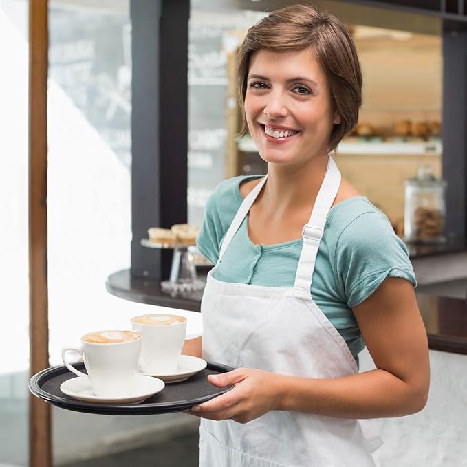 Chefs Aprons | Cooking Baking Grilling for Home Restaurant | Premium Kitchen Aprons with Double Pocket for Men Women