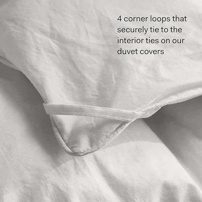 BOLL & BRANCH Down Alternative Duvet Insert - Full/Queen, Ultraweight - Luxury Shell - Hypoallergenic Primaloft Luxury Down Alternative Fill