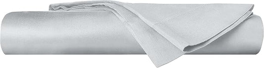 GOTS Certified 100% Organic Cotton Sheets, 400TC Long Staple Cotton, Ultra Soft Silky, Moisture-Wicking, Smooth & Breathable, with Elasticized Deep Pocket