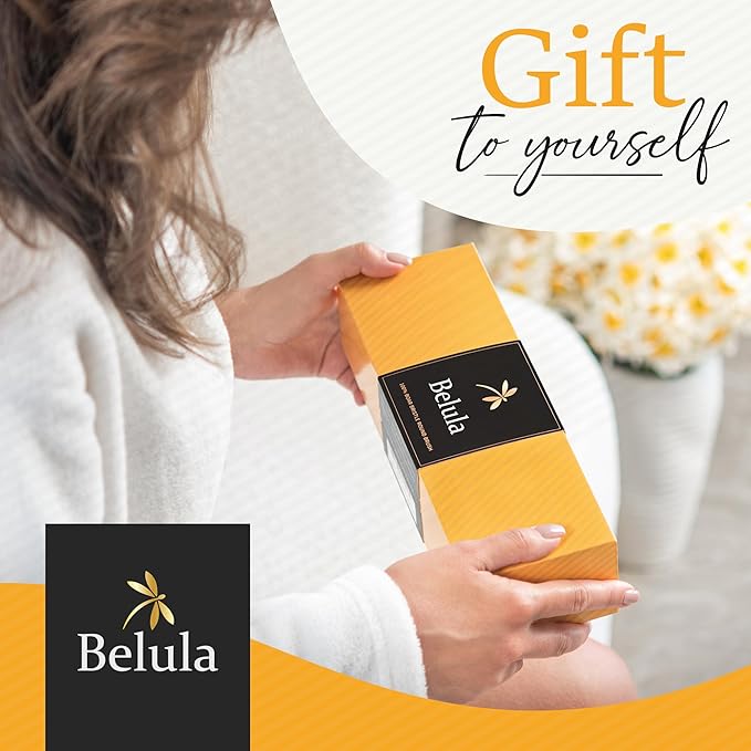 Belula 100% Soft Boar Bristle Round Brush for Blow Drying Set. Round Hair Brush With Small 1.6” Wooden Barrel. Hairbrush Ideal to Add Volume and Body. Free 3 x Hair Clips & Travel Bag.